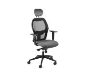 BUTTERFLY GREY SEAT WITH HEADREST